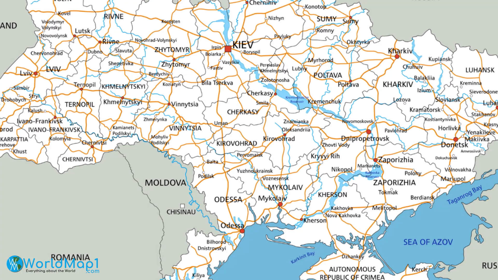 Cherson Karte Ukraine
